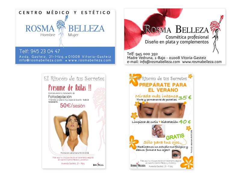 Tarjetas y carteles de Rosma Belleza