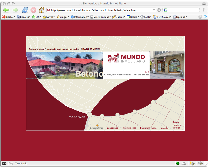 pantallazo de mundo inmobiliario