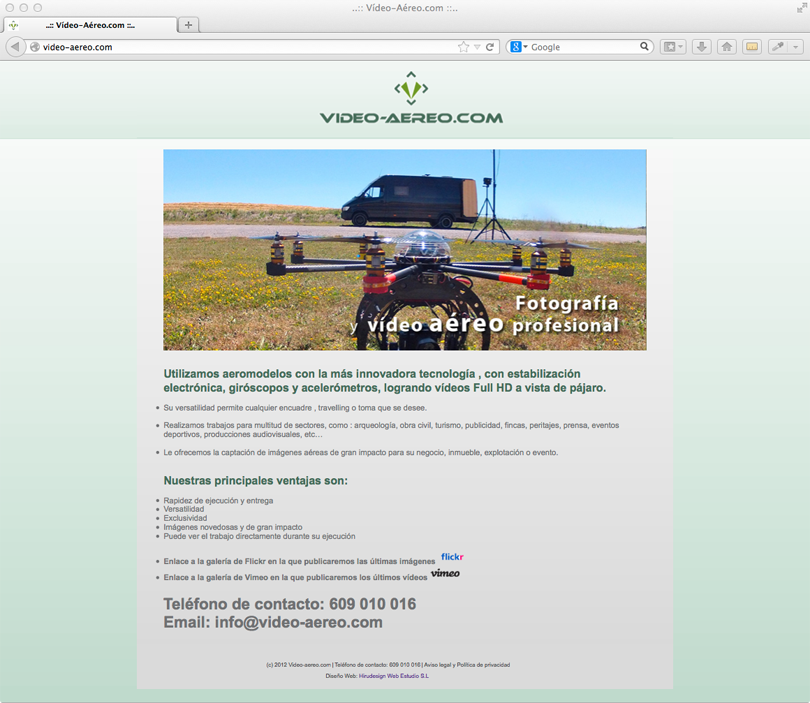 pantallazo de Video Aereo